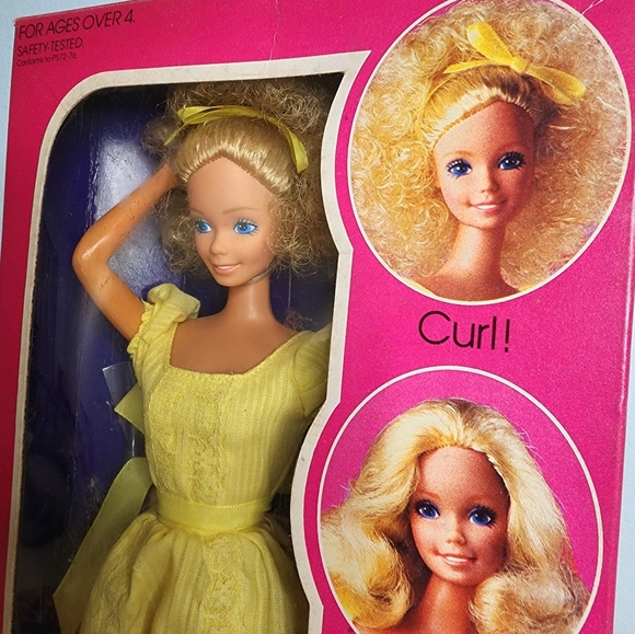 Barbie Magic Curl 1981, Vintage Barbie, Old Barbie, Superstar Era - Picture 5 of 12